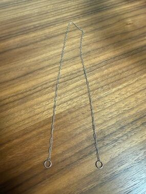 Marla Aaron’s Silver Paperclip Chain with Loop Ends